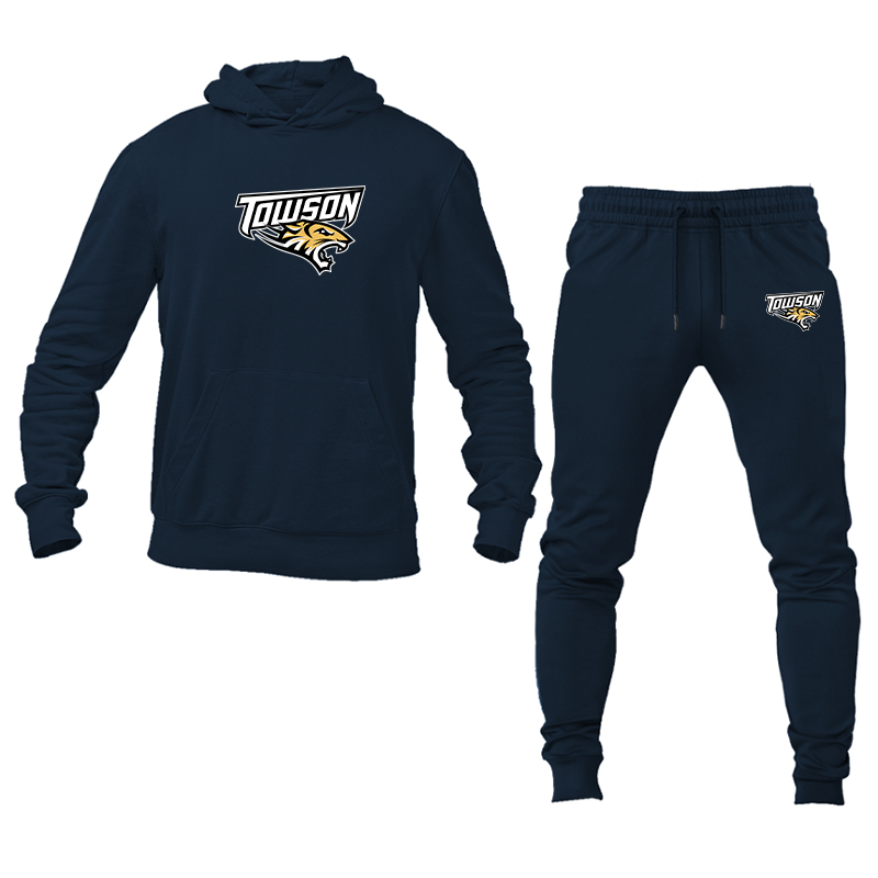 Men's Towson Tigers Hoodie Joggers Set